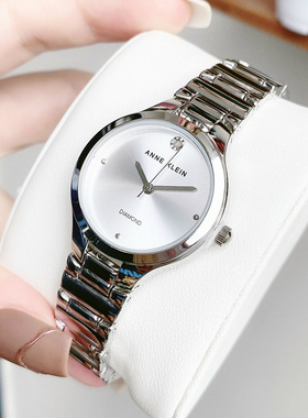 Anne klein手表女安妮克莱因时尚水晶镶钻石英女手表AK/3609SVSV