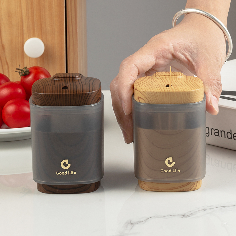 创意牙签盒家用高颜值按压式自动弹出牙签罐个性高档牙签收纳筒桶