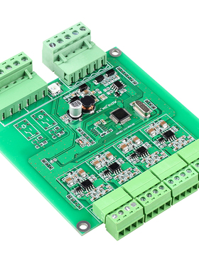 WD200-4数字变送器称重放大器四路传感器接入PCB电路板RS485/232