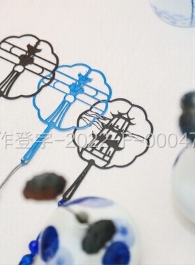 精致镂空礼盒文艺复古可爱铁画