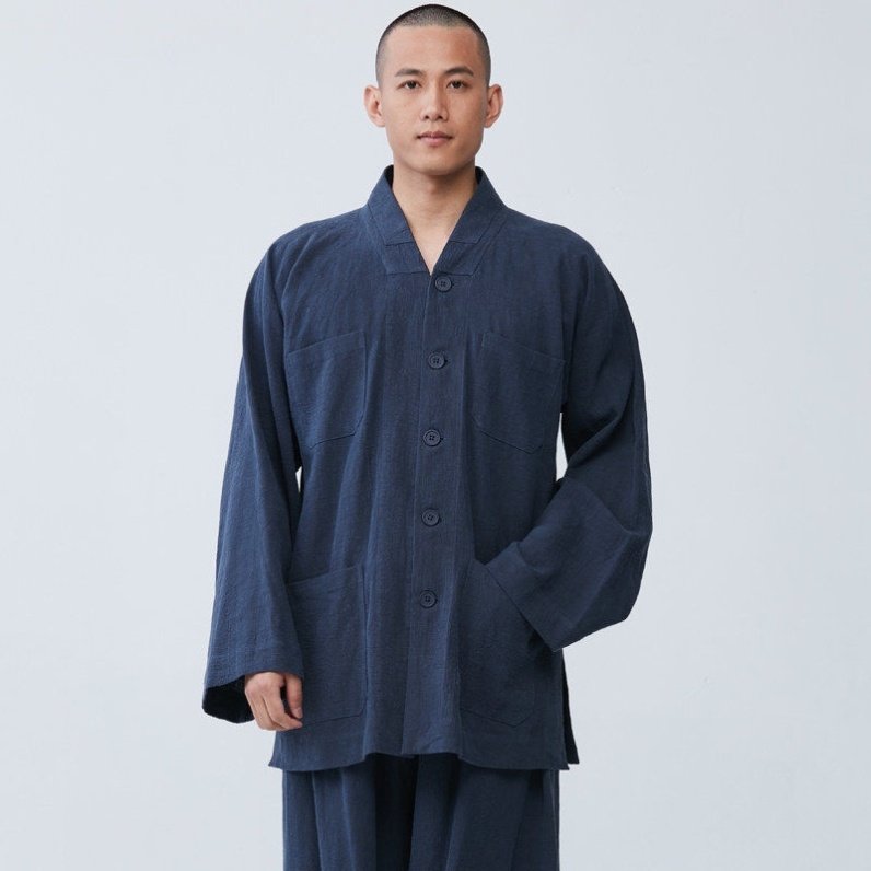 新品慈缘秋冬新款僧服僧衣短褂套装禅修小褂套装YXS02-711