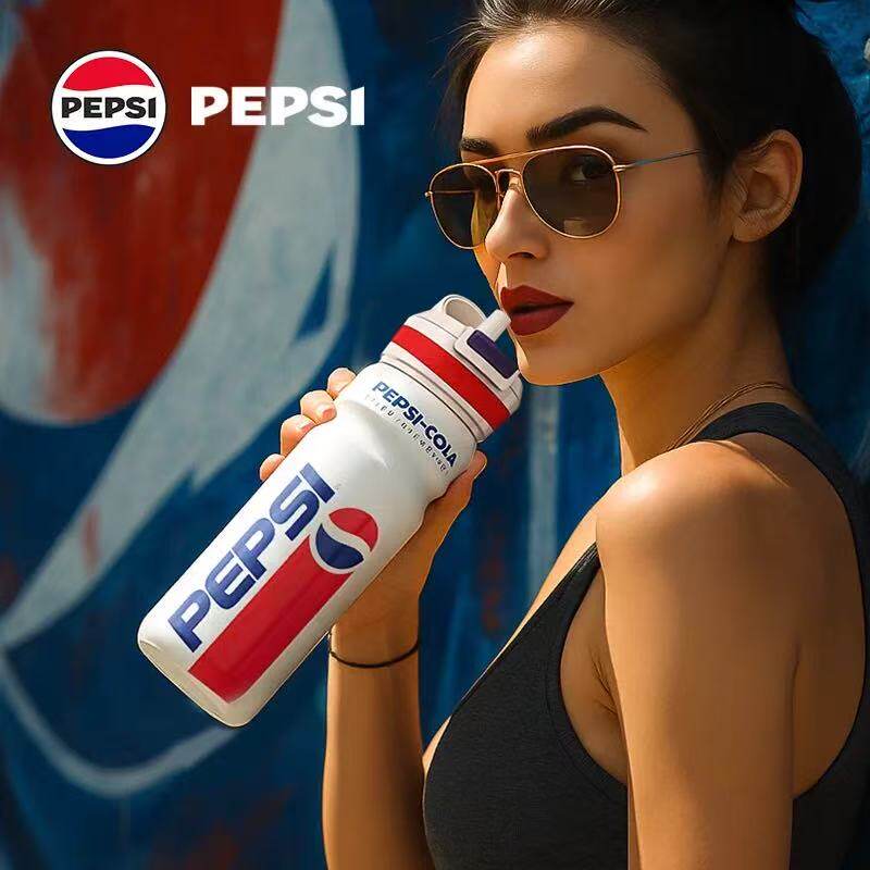 PEPSI百事可乐保温杯男士学生2026年新款潮酷随行水杯户外运动杯