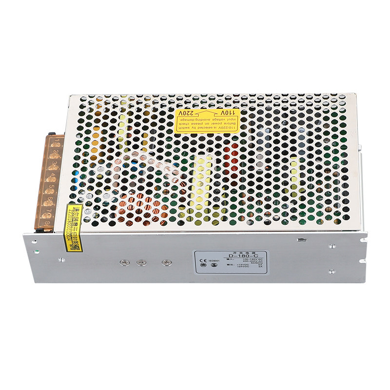 双组开关电源D-180C 24V5A 12V5A双组两路输出AC转直流DC180W变压