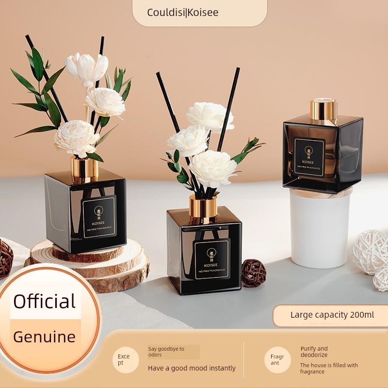 升级花艺家用栀子花香薰精油卫生间客厅办公室酒店香氛净化空气味