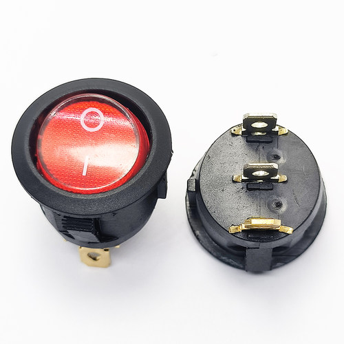 KCD1-105三脚带灯20MM圆形开关