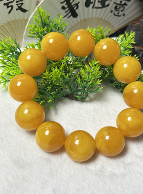 天然原矿新蜜圆珠手串卡20mm时尚百搭款