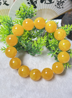 天然原矿新蜜圆珠珠手串卡16mm左右时尚百搭