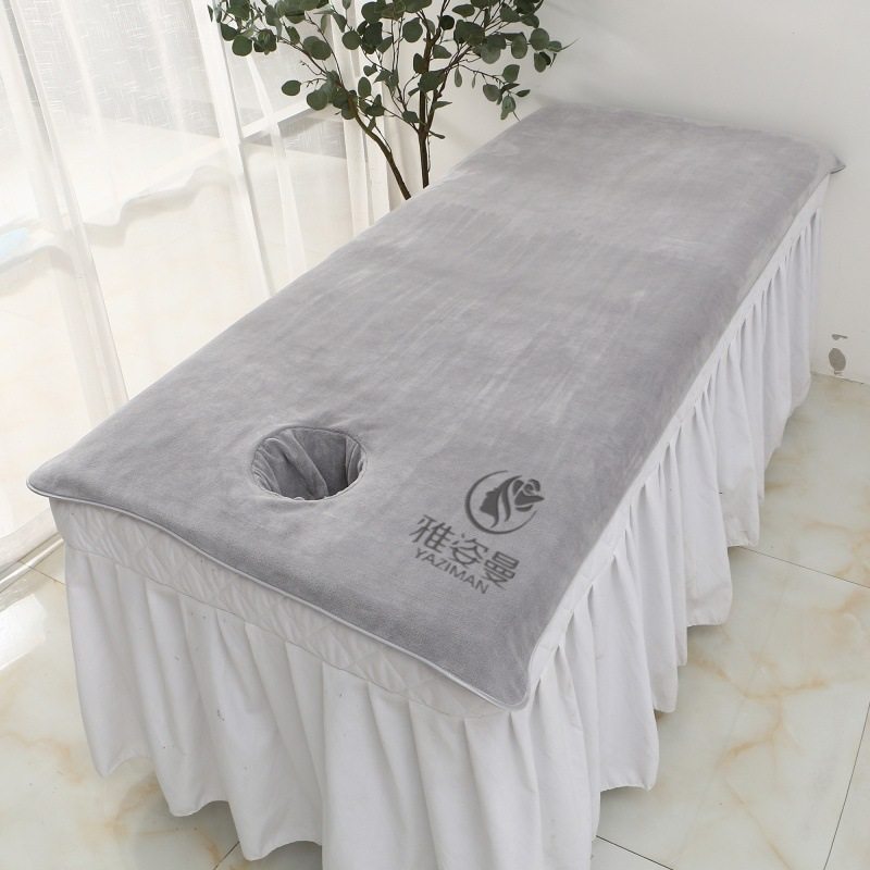 美容院浴巾铺床带洞大毛巾吸水加厚美容床按摩床单洞巾可可做logo,床上用品,床品套件/四件套/多件套,淘宝优惠券,粉丝福利购,淘宝优惠卷