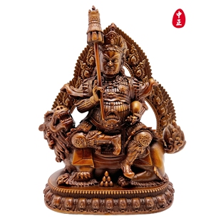 【特价】财宝天王11cm中正造像红铜材质支持金银铜定制摆件桌面