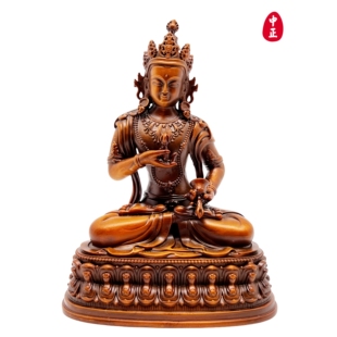 金刚萨埵10cm中正造像红铜材质支持金银铜定制工艺品雕塑桌面摆件