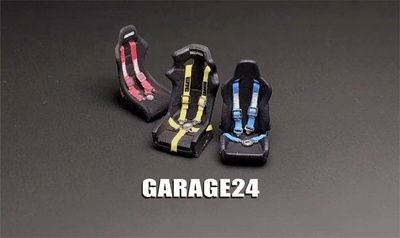 GARAGE24汽车模型桶椅安全带
