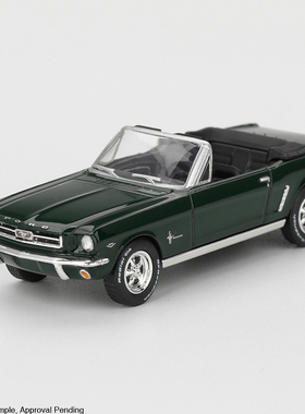 MINI GT 1:64 福特野马敞篷Mustang1964绿色合金车模 #1166