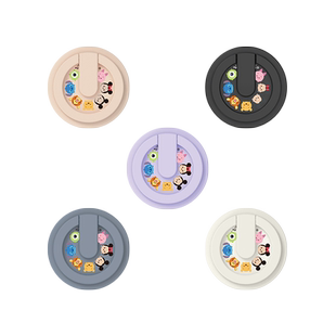 迪士尼指环扣动漫新款手机支架后背贴扣手机扣强力粘支撑吸盘卡扣式手机环指扣多功能背面粘贴卡通可爱女款