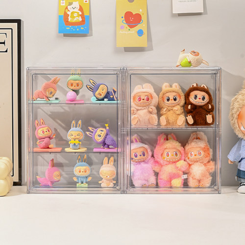 透明公仔展示盒玩偶手办收纳盒柜