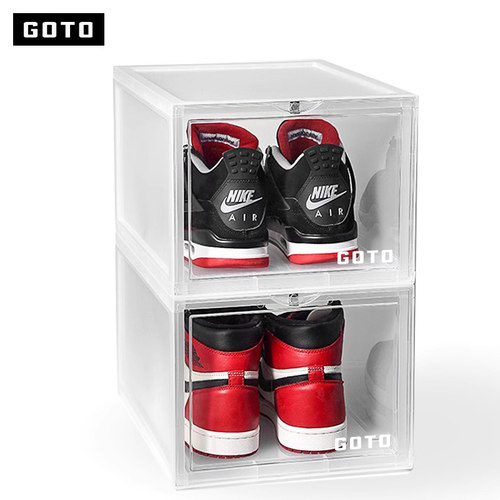 GOTO防尘收纳透明鞋盒
