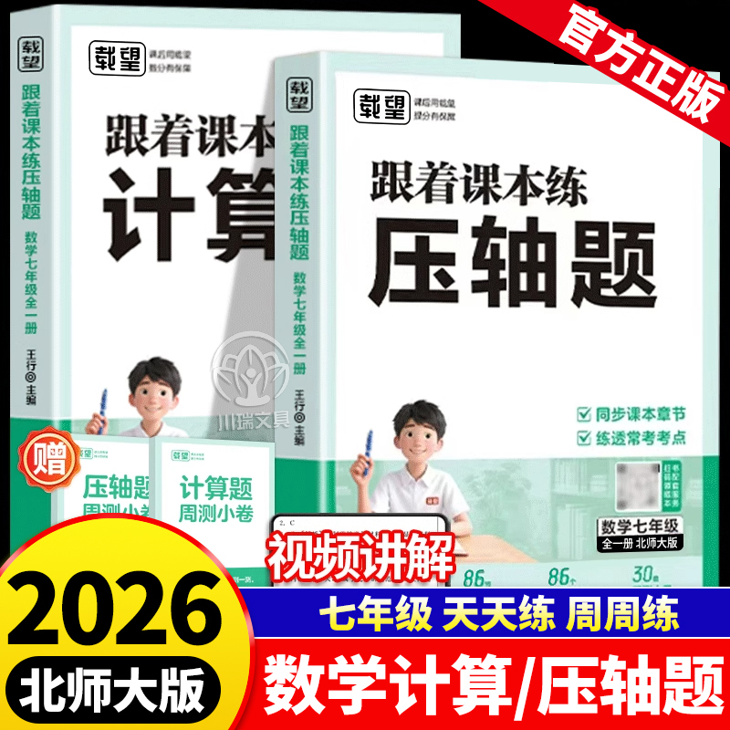 北师大版初中必刷题同步练习册