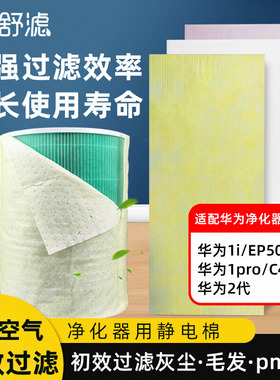 适配华为空气净化器720滤芯静电棉C400KJ500FC3501iPRO过滤网防尘