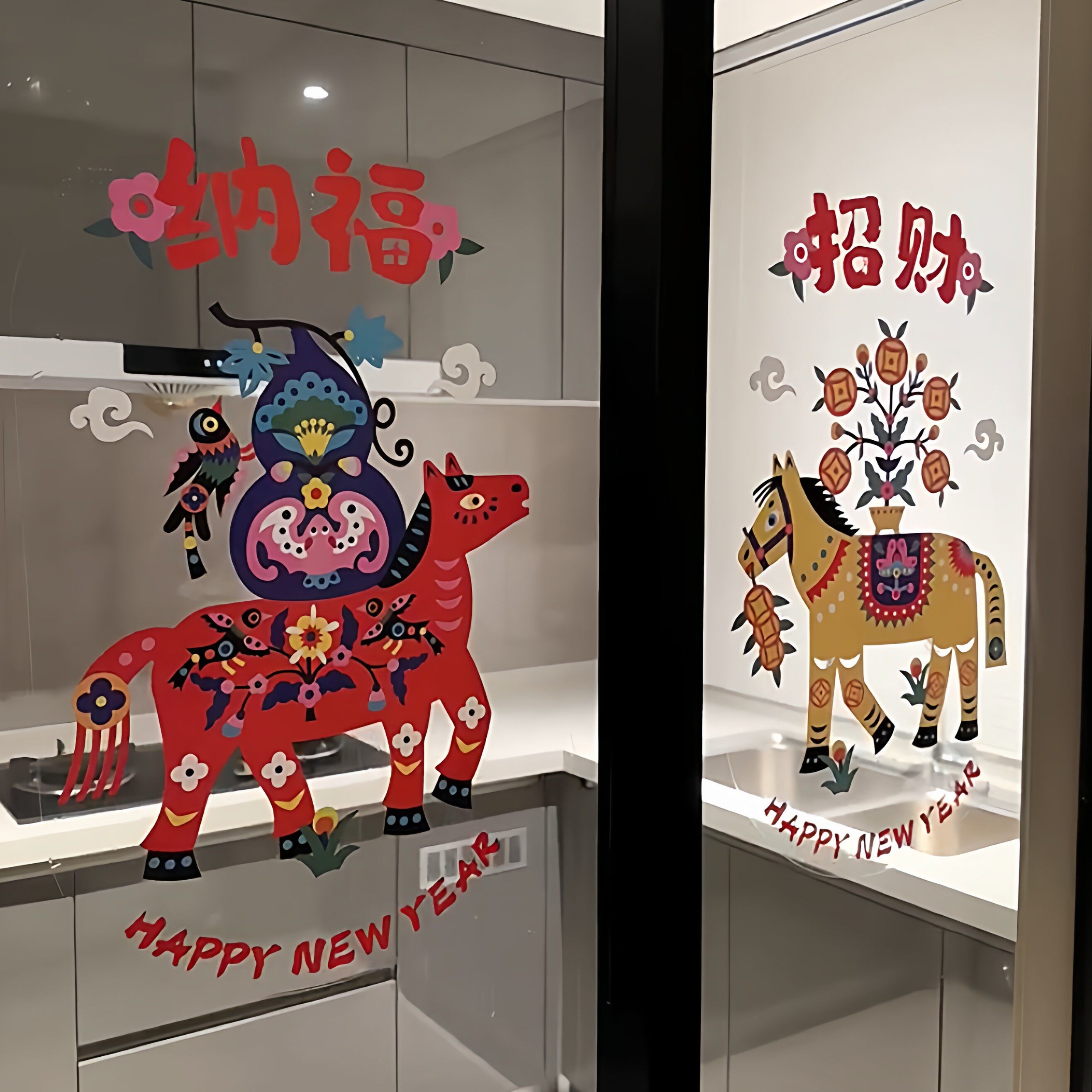 装饰客厅门窗贴中国风窗花2026新