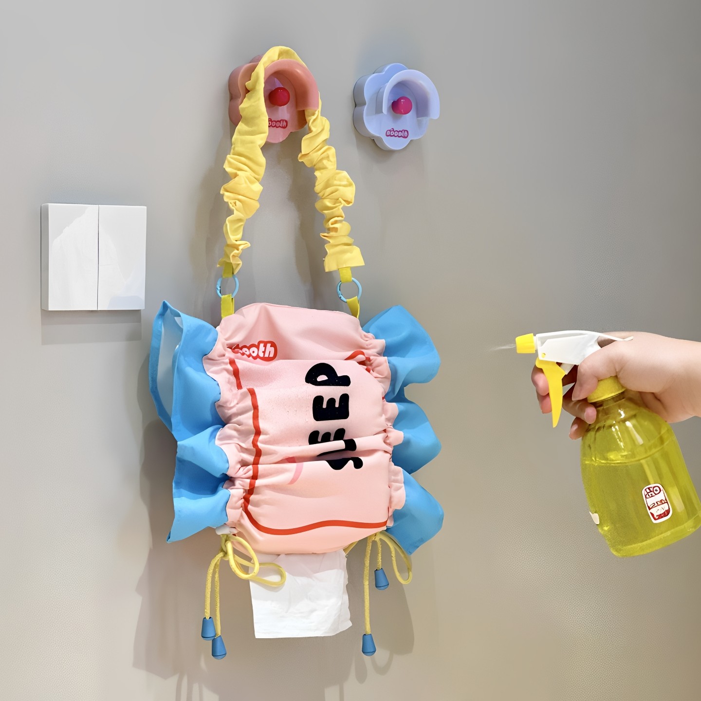 壁挂式糖果纸巾袋悬挂式卫生间