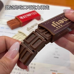 解压下午茶巧克力掰掰乐仿真明治玩具微缩食玩解压钥匙扣缓解焦虑