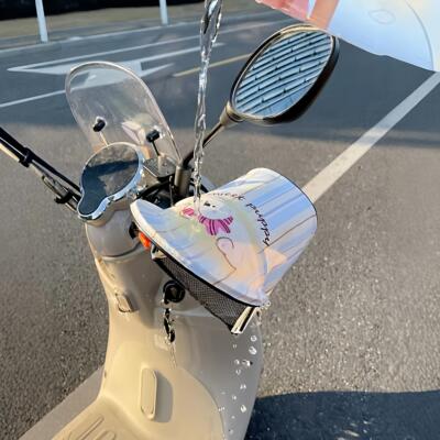 夏季薄款电动车防晒挡风手把套