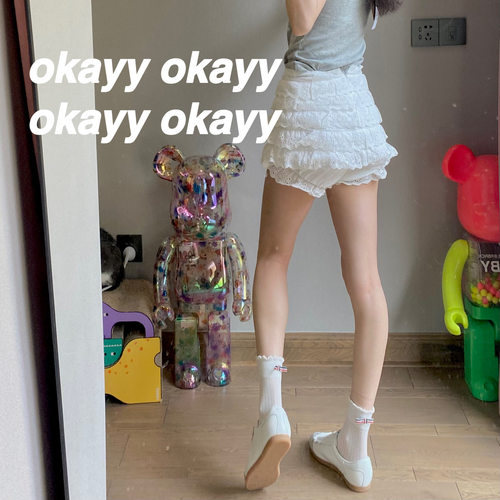 蝴蝶结少女可爱短袜中筒袜