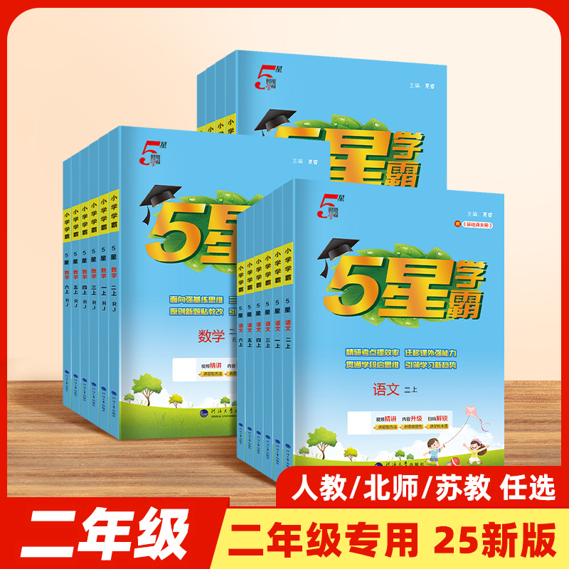 2025秋新版五星小学学霸二年级