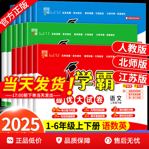 学霸专项提优语数英人教北师苏教