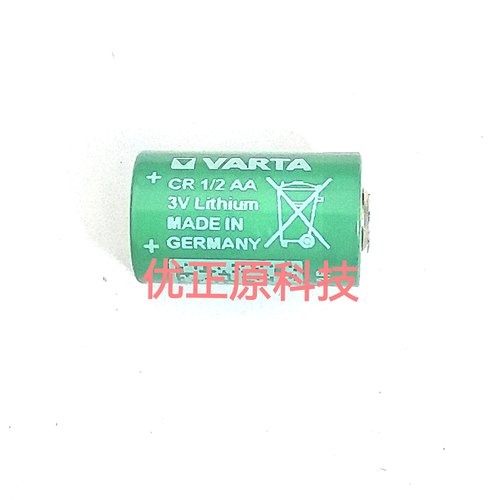 原装德国VARTA CR1/2AA 3V PLC工控锂电池带三脚焊脚