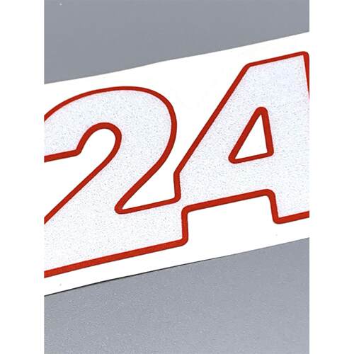 F1周冠宇24号头盔贴车贴3M反光
