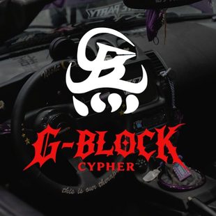 GBLOCK 炁汽车车贴CYPHER GAI周廷专辑电动摩托车箱包装饰贴纸