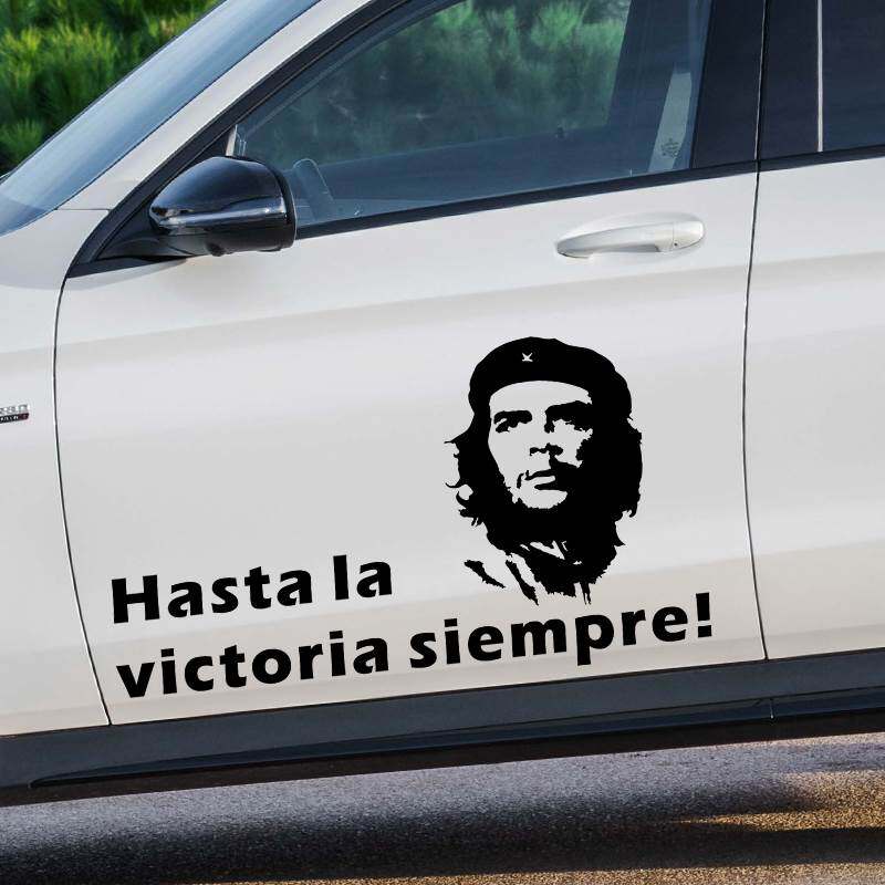 切格瓦拉车贴汽车人物贴纸个性创意划痕遮挡五角星车门改装饰拉花