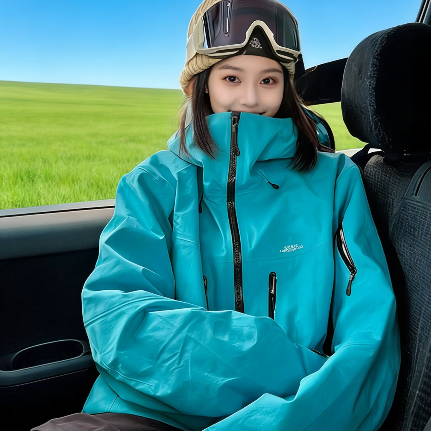 临典蓝色冲锋衣外套女2026新款户外防风三合一内胆羽绒登山滑雪服,女装/女士精品,短外套,淘宝优惠券,粉丝福利购,淘宝优惠卷