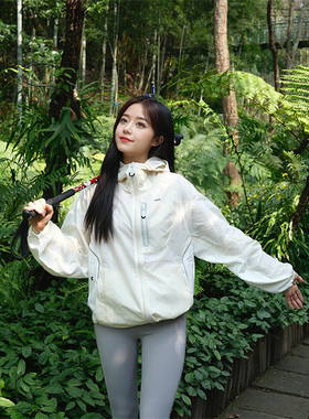 LDAB月牙黄防晒服外套女2026春夏季新款户外出行透气情侣夹克