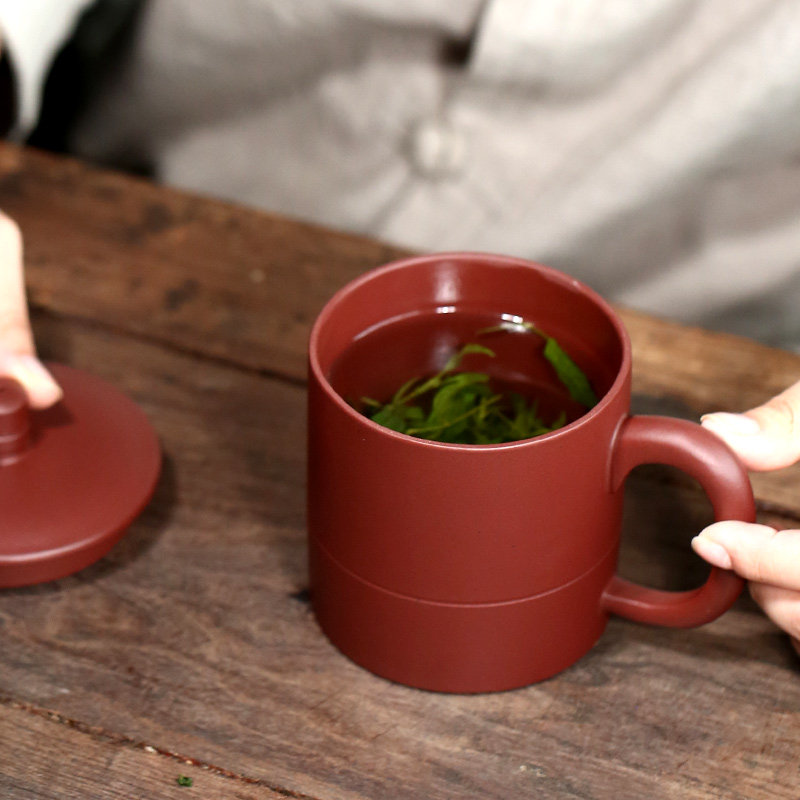 宜兴紫砂杯纯全手工盖杯办公泡大茶杯过滤礼办公杯男女士口杯水杯,餐饮具,茶杯,淘宝优惠券,粉丝福利购,淘宝优惠卷