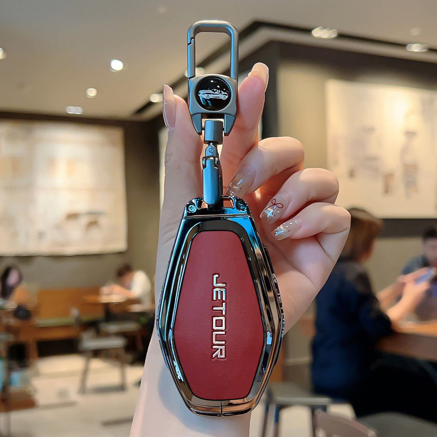 专用捷途钥匙套【金属真皮系列】