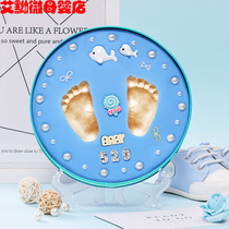 Baby's hands and feet, baby's hands and feet, baby's hands and feet, permanent children's centenary souvenir gift