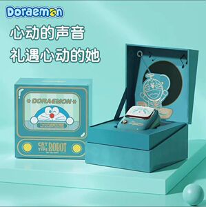 哆啦A梦蓝牙耳机无线半入耳2026年新款超长续航可爱高颜值女生款