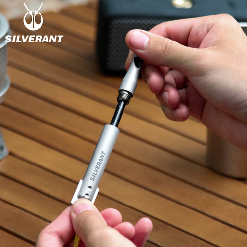 银蚁纯钛实心高纯度户外取火生火引燃点火神器便携口哨子