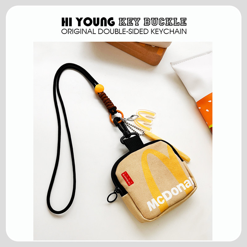 「麦麦随身包」HiYOUNG随身袋零钱包学生便携百搭耳机杂物收纳包