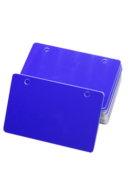 启恩 Q-G5486BL光缆挂牌标牌 250张/盒蓝色