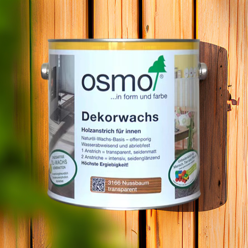 OSMO欧诗木木蜡油实木透明色德国原装环保进口木蜡油室内户外调色