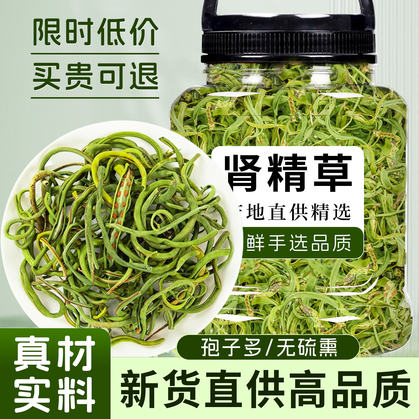 肾精草东北吉林长白山化石草黄金草嗷嗷叫茶泡水喝官方旗舰店正品