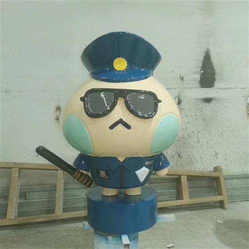 户外大型卡通动漫公仔玻璃钢人物雕塑定制景观摆件树脂工艺品定做
