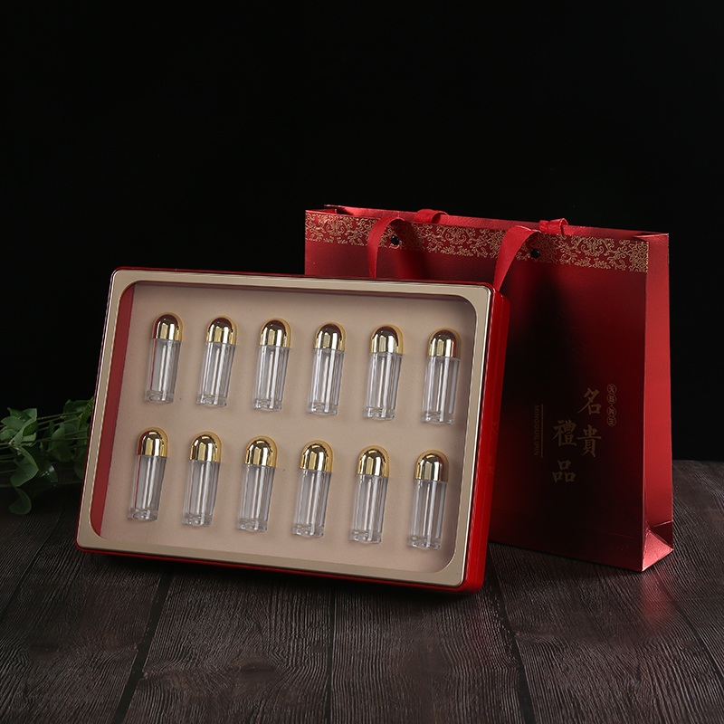 高档亚克力透明虫草空盒