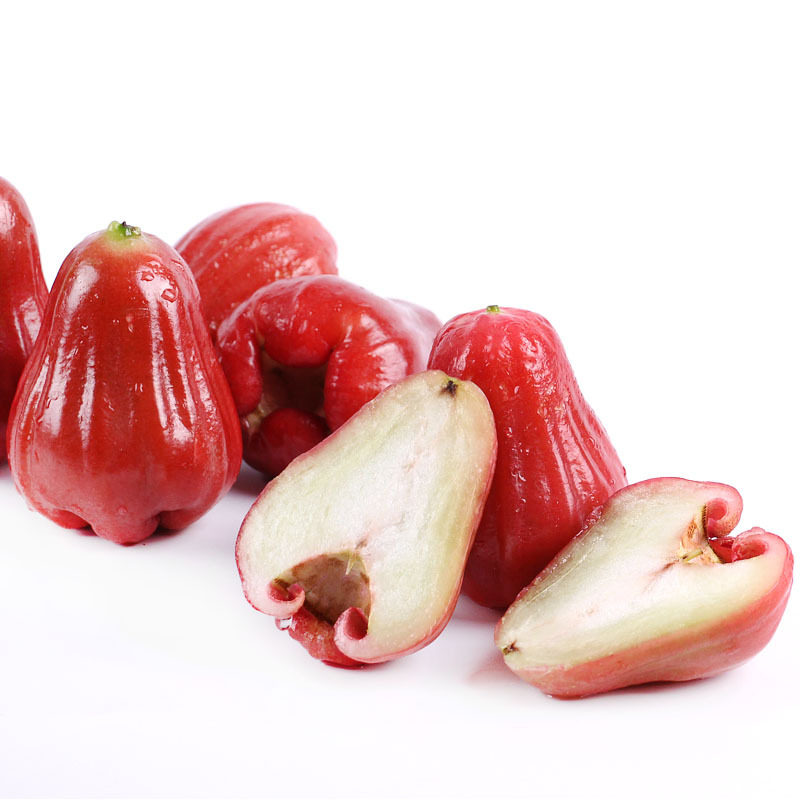 正宗海南大叶莲雾中国红莲雾5斤尝鲜包邮 新鲜水果水莲雾