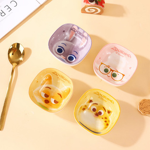 疯狂动物城小碟子家用小碗精致蘸料碗酱油碟陶瓷菜碟小号釉下彩