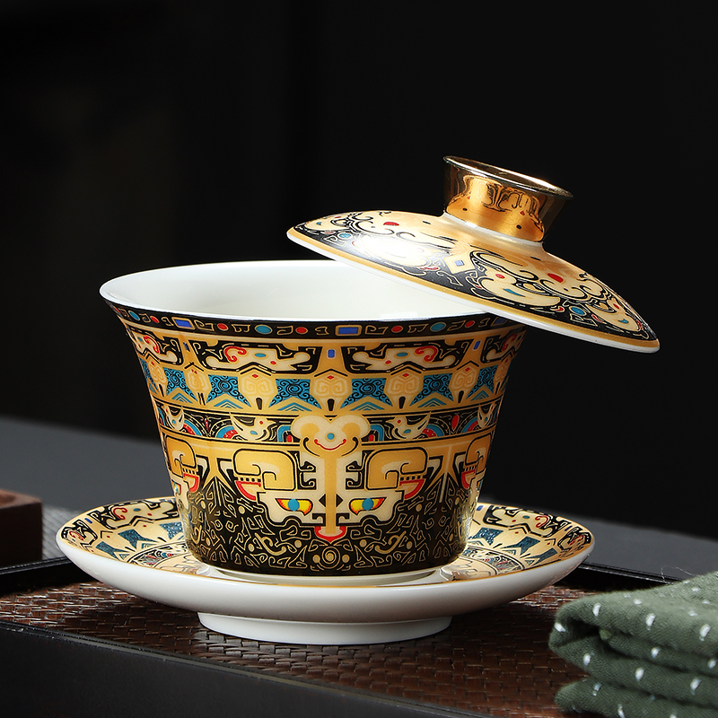 可360度旋转悬停盖碗