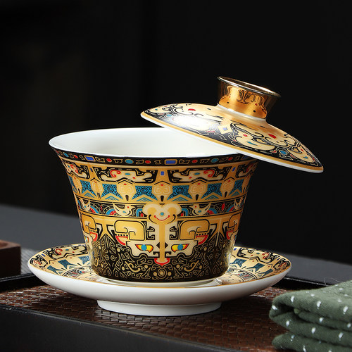 可360度旋转悬停盖碗