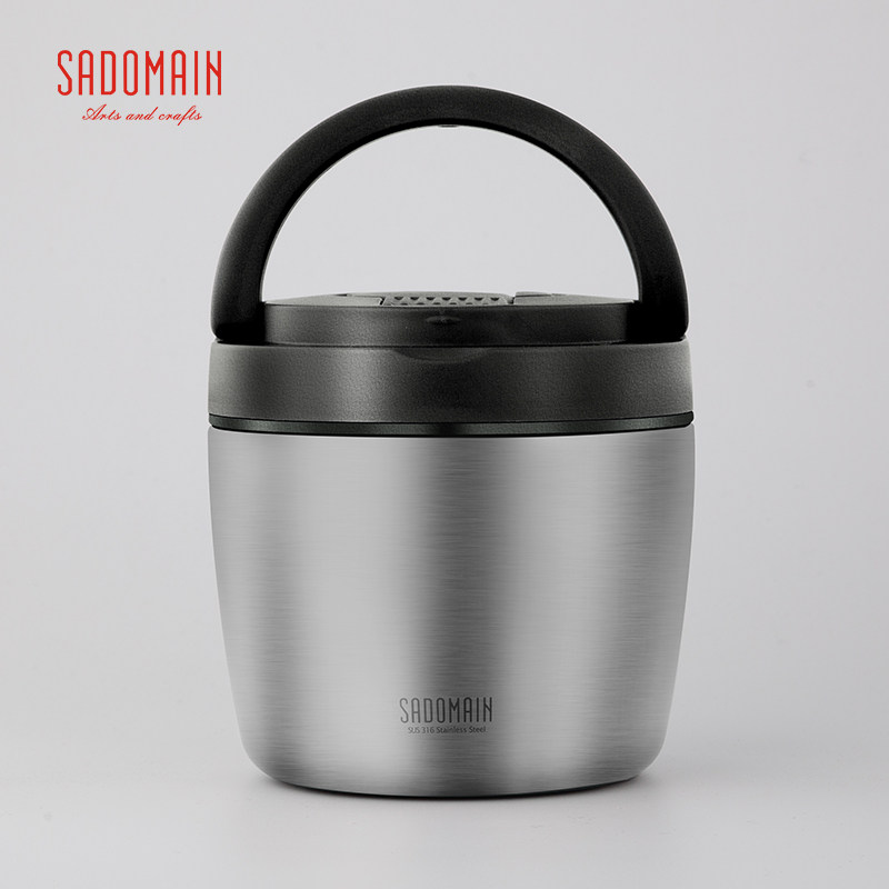 保温饭盒上班族超长保温学生真空饭桶圆形便当盒双层保温盒汤壶